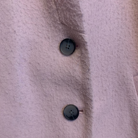 Dusty Pink Pea Coat - Picture 3 of 7